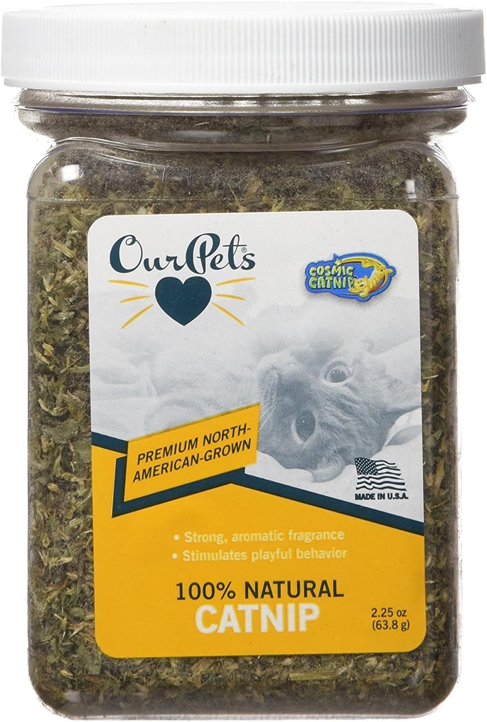 OurPets Cosmic Catnip 35,4g natural 100% Katzenminze für Katzenspielzeug