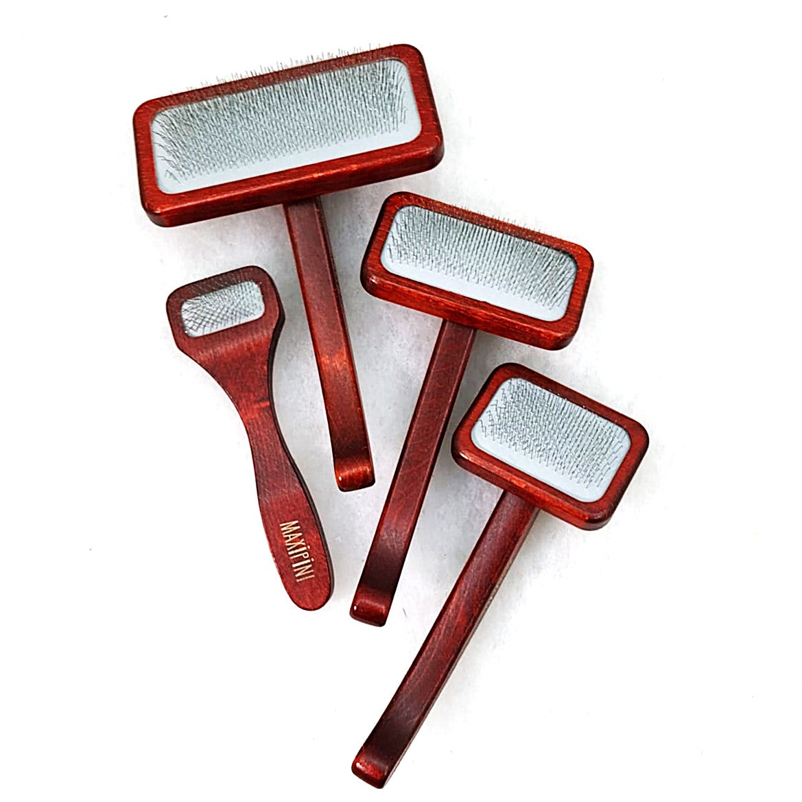 Keller Maxipin Zupfbürste mit weichem Gummikissen für Hunde & Katzen