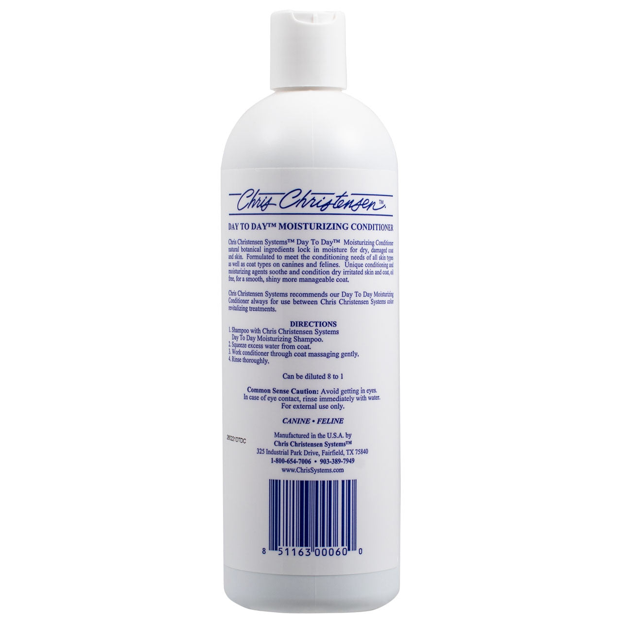 Chris Christensen Day to Day Conditioner – Feuchtigkeitspflege für Hund & Katze 473 ml