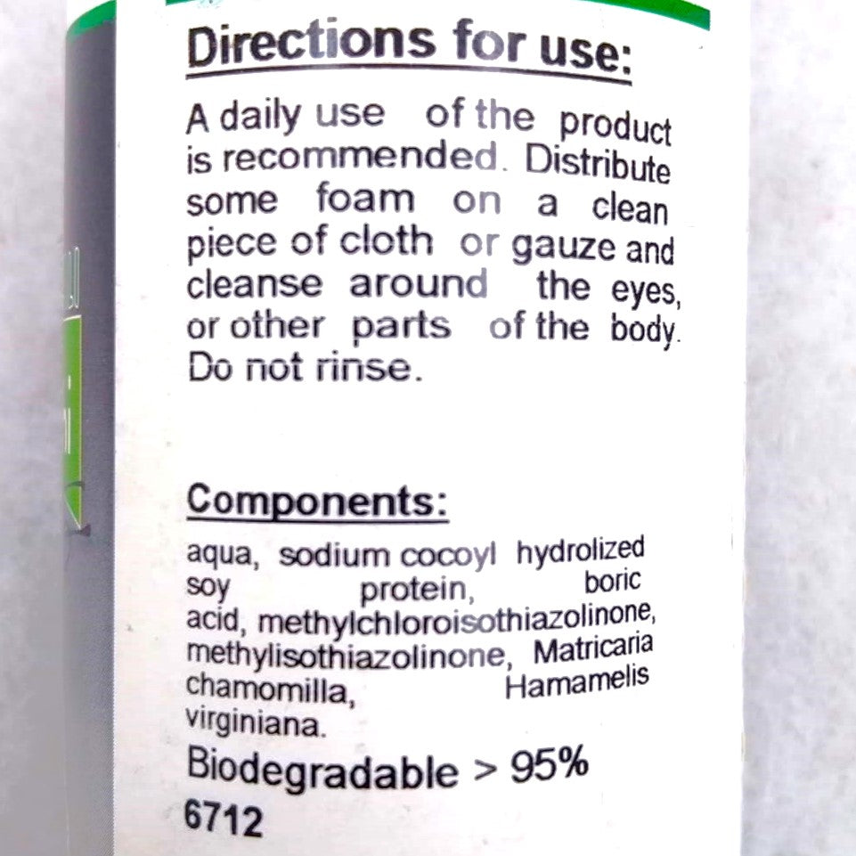 Baldecchi Cleansing Foam for the Eyes, Reinigungsschaum für die Augen G, Katzenpflege 100ml