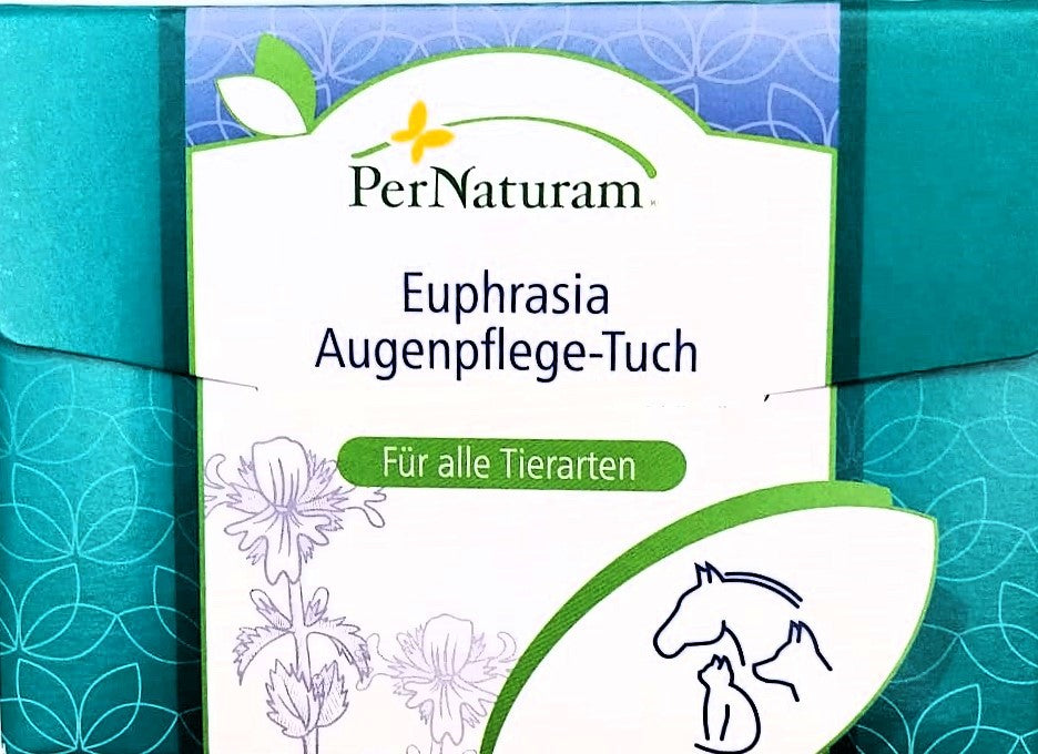 PerNaturam Euphrasia Augenpflege-Tuch für alle Tierarten (16 Stück)