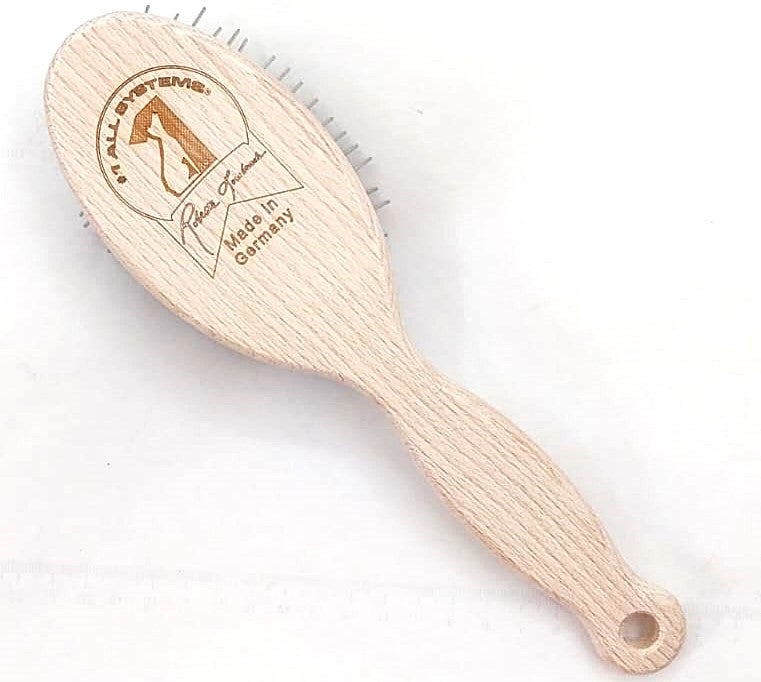 #1 All Systems Pin Brush Holz 35 mm Metallpins für dichtes & raues Fell