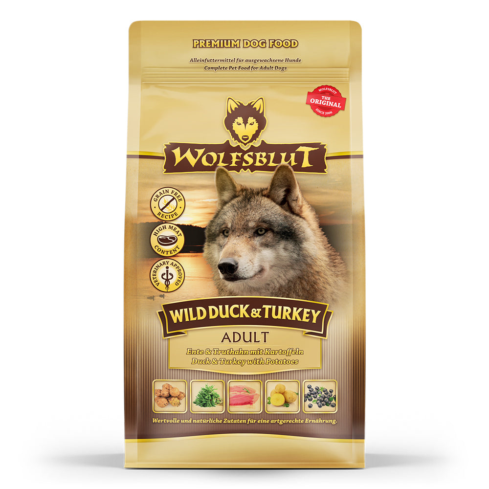 Wolfsblut Wild Duck & Turkey Adult Ente Truthahn Süßkartoffel ohne Getreide