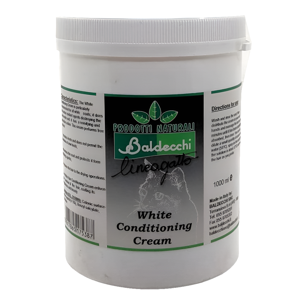 Baldecchi Crema Manti Bianchi G, White Conditioning Cream, Conditioner Creme für weißes Fell