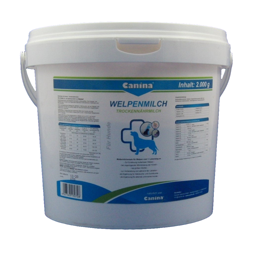 Canina Welpenmilch – Muttermilchersatz ab dem 1. Tag (1:4)