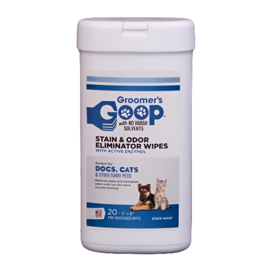 Groomer’s Goop Stain & Odor Eliminator – Spray & Tücher Geruchsentfernung