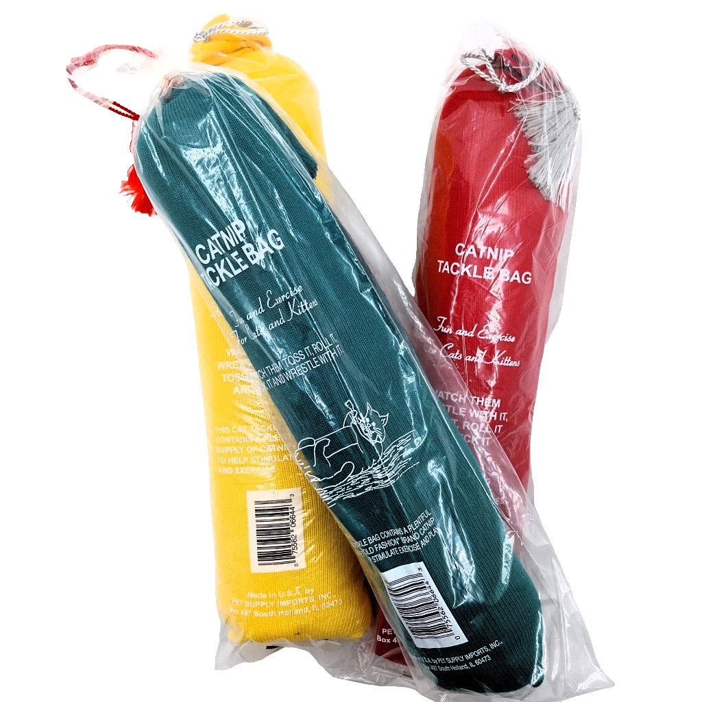 Katzenspielzeug Catnip Tackle Bag, Spaß und Bewegung für Katzen und Kätzchen, mit Cat Nip Katzenminze