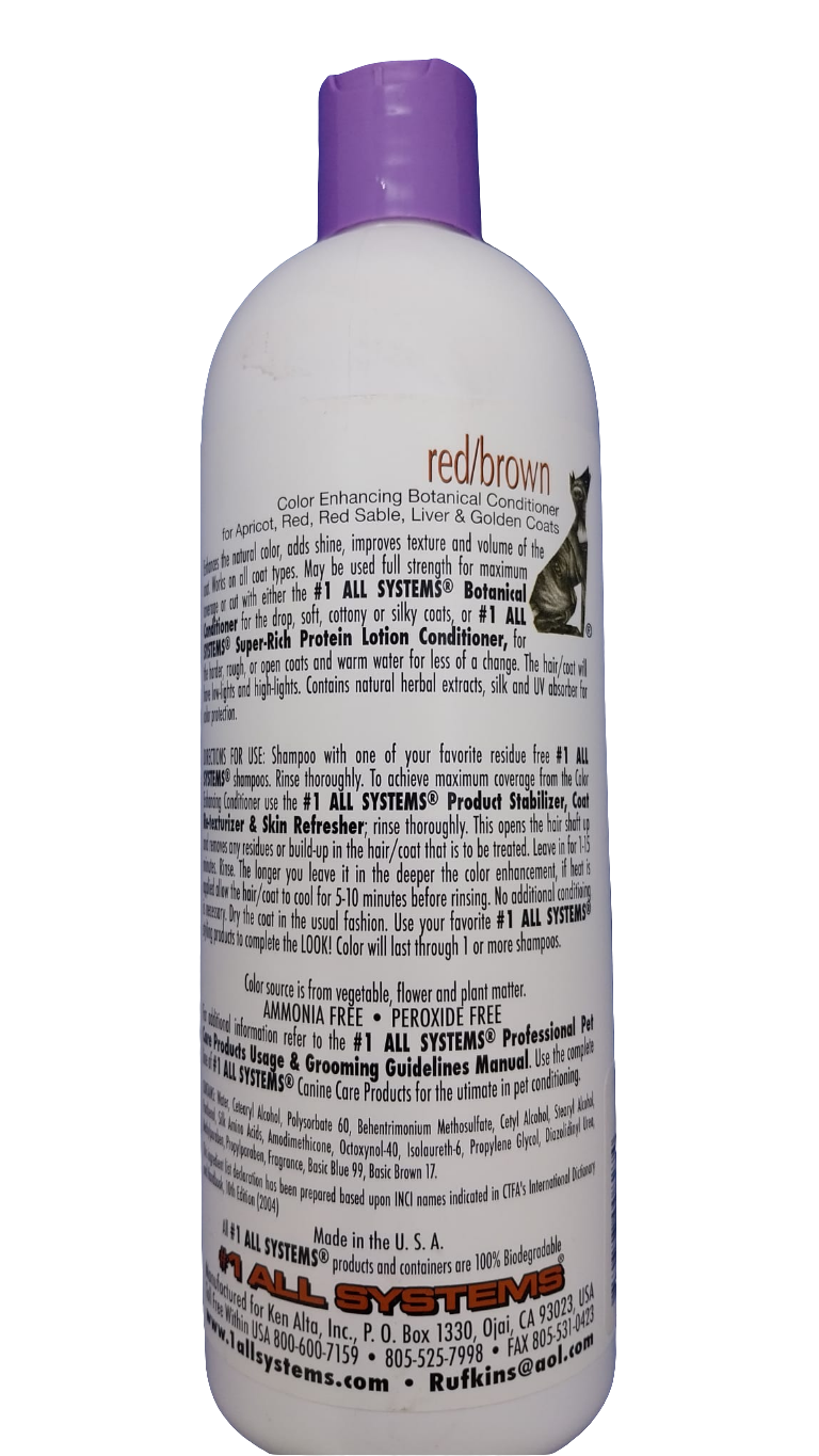 #1 All Systems Farbspülung – Botanischer Conditioner zur Farbauffrischung, 473 ml
