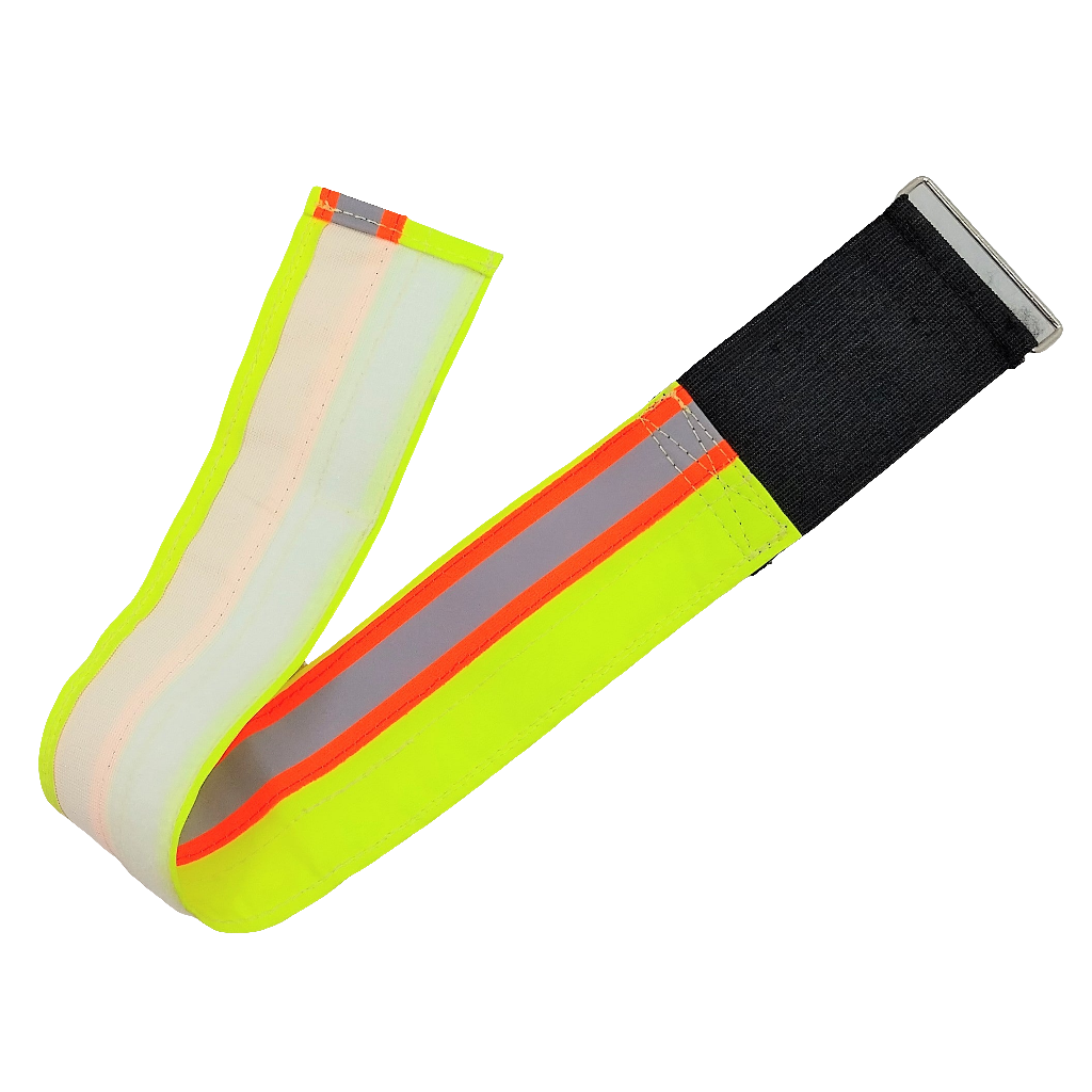 Hundeschutzband Signalband mit Klettverschluss, reflektierend und gut sichtbar, ca. 6 cm breit