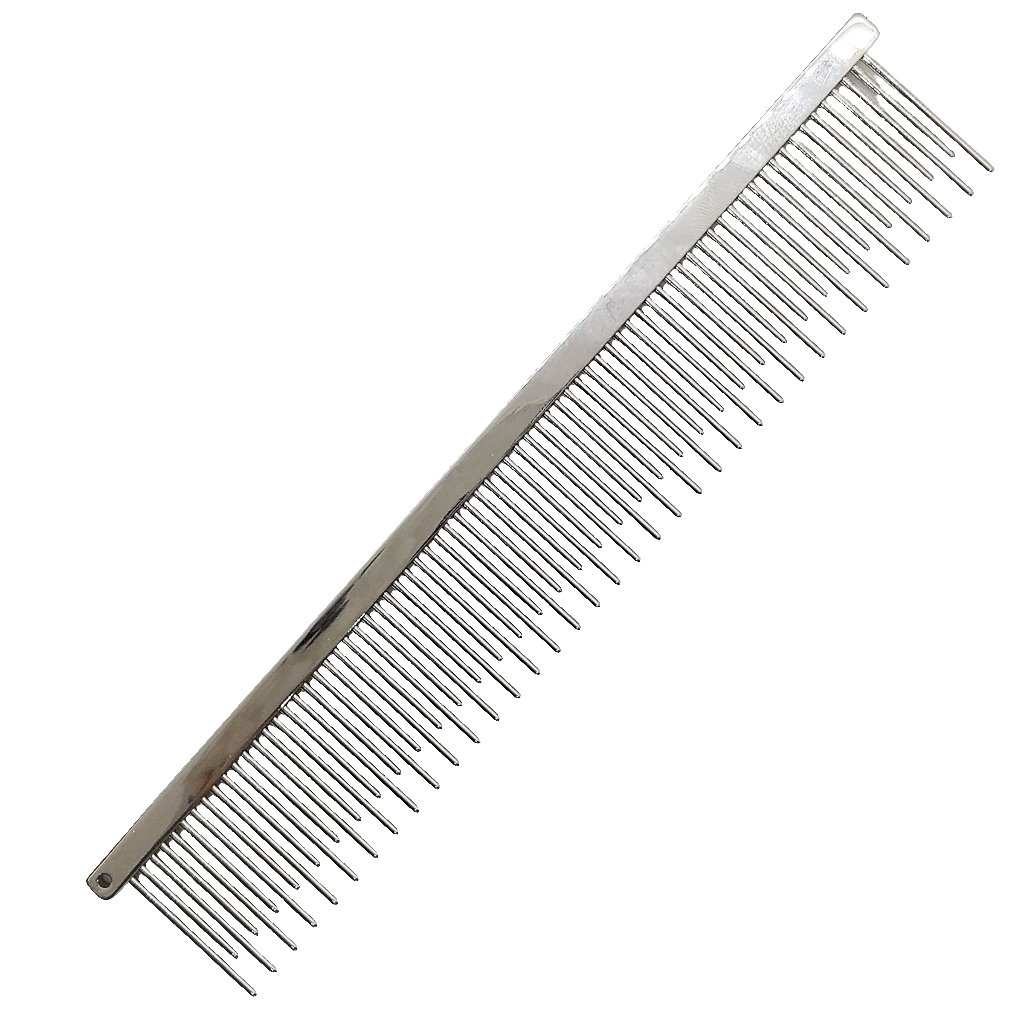 Unterfellkamm -Neu- Made in England 1kurz 1lang Pin, Groomingkamm für Hunde und Katzen