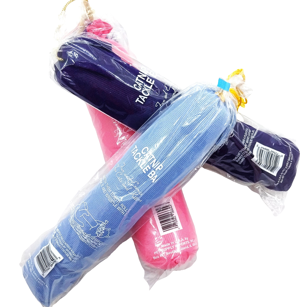 Katzenspielzeug Catnip Tackle Bag, Spaß und Bewegung für Katzen und Kätzchen, mit Cat Nip Katzenminze