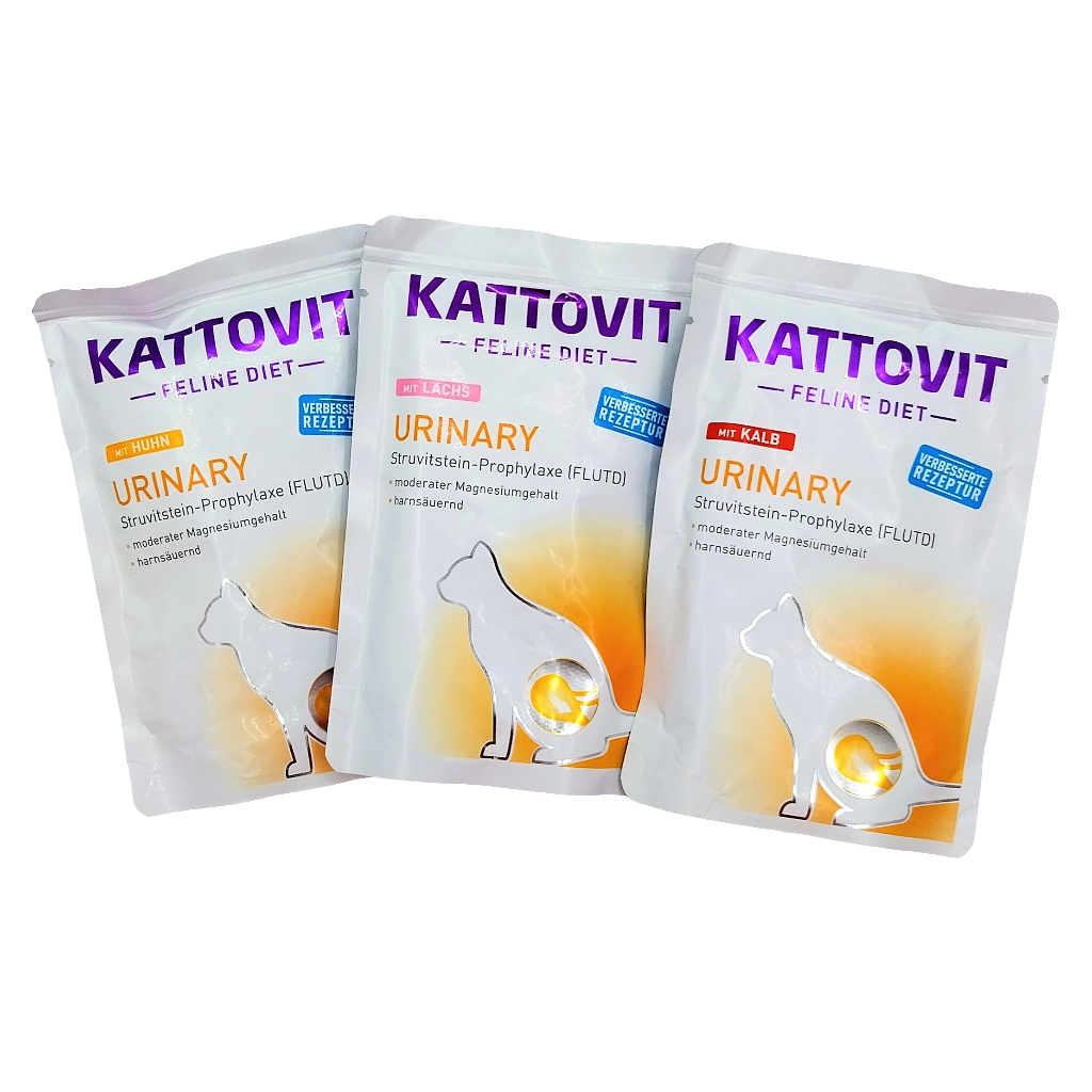 Kattovit Feline Diet - Struvitstein-Prophylaxe (FLUTD) Urinary, Frischebeutel, 85g