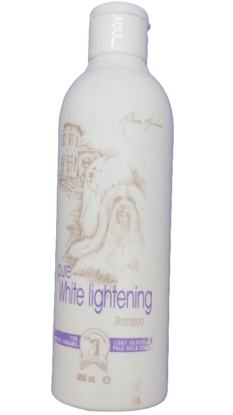 #1 All Systems Pure White Lightening Shampoo – Aufhell-Shampoo für helles Fell