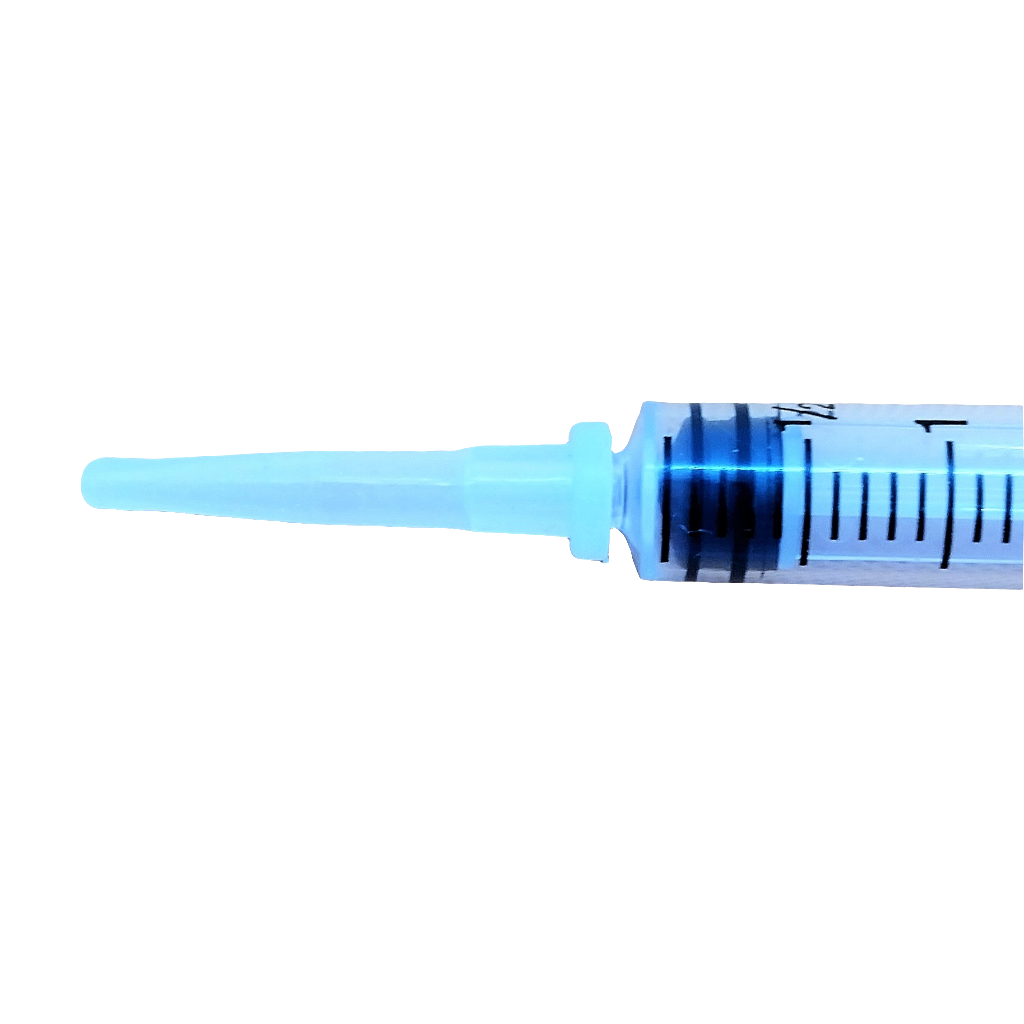 Aufzuchtsauger - weicher Silikonsauger, zum Füttern mit Luer Ansatz Spritzen, gelocht