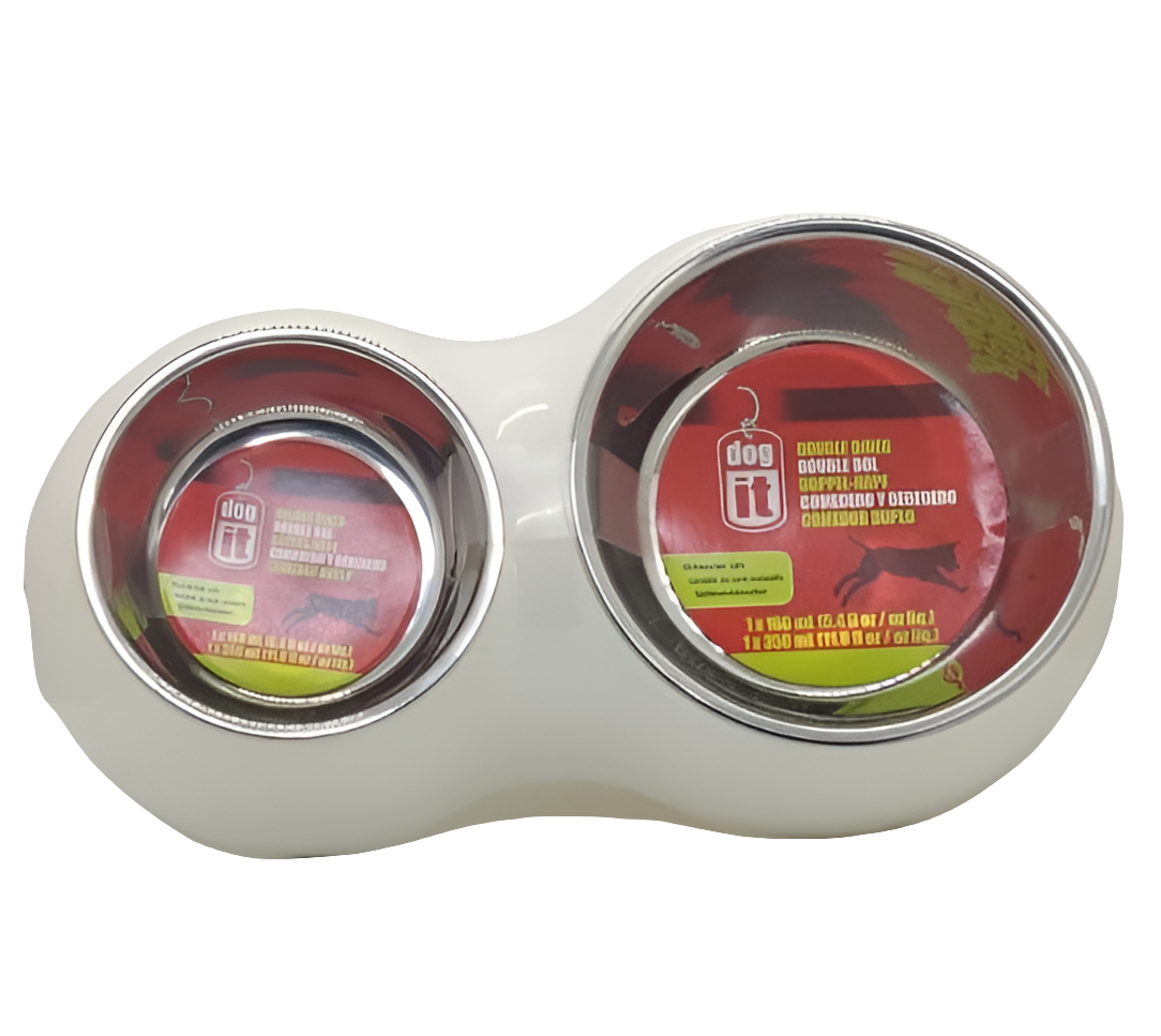 Dogit Doppelnapf Futternapf Hundenapf Katzennapf Teller 160 ml und 350 ml