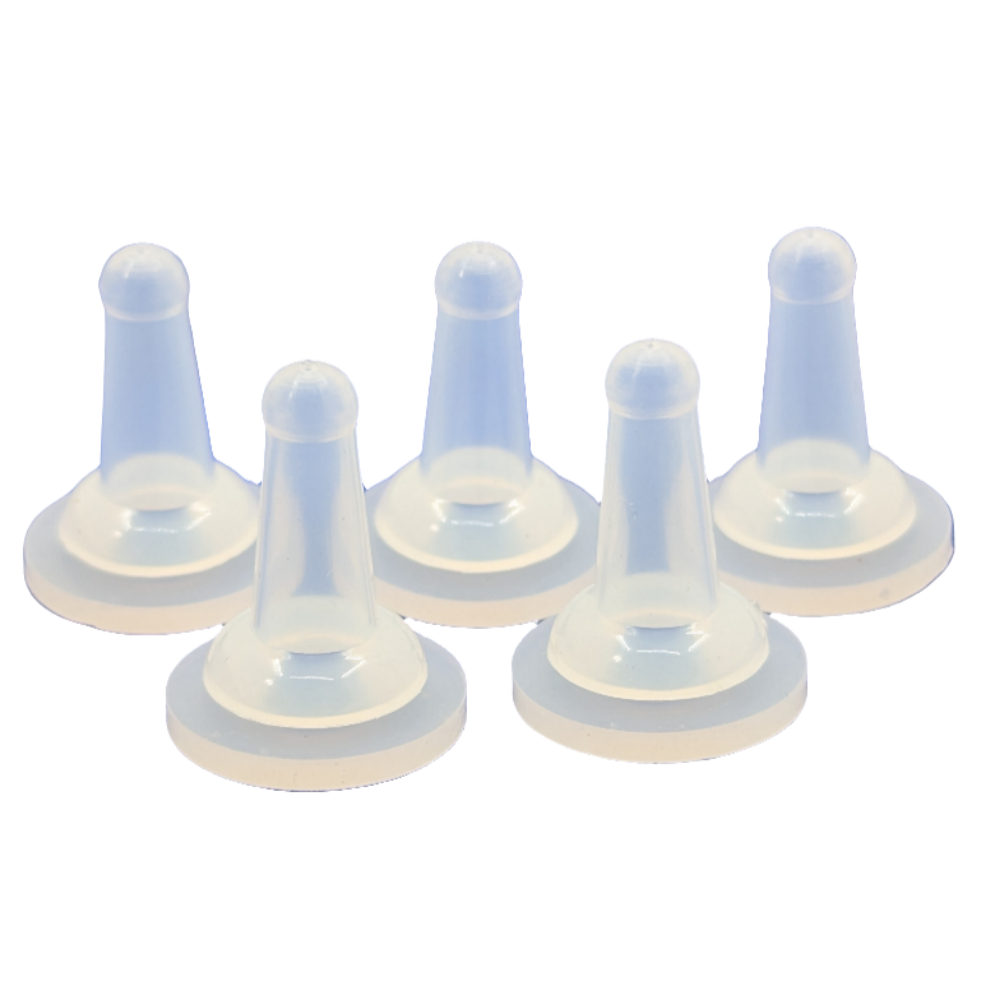 Silikonsauger, Ersatzsauger weich 5 Stück, für Trixie Saugflaschen-Set klein, 57ml