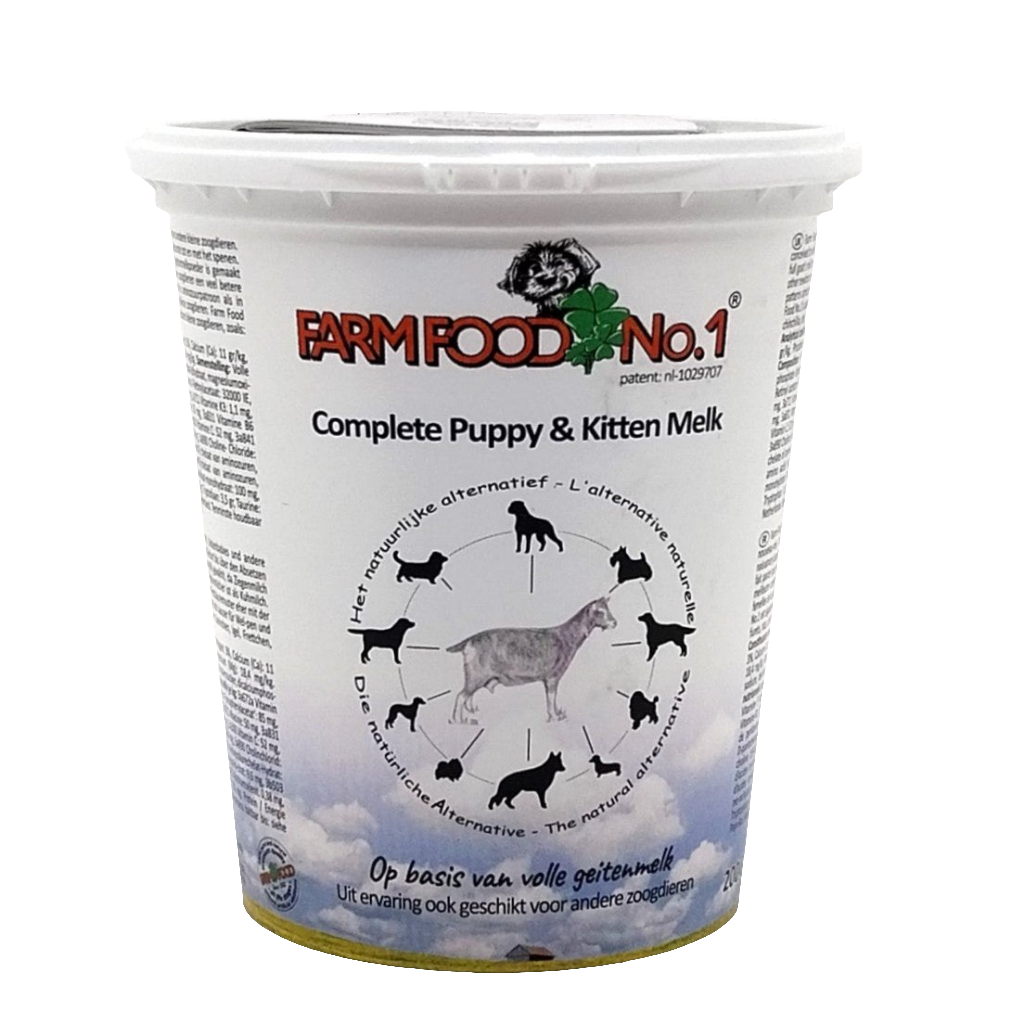 Farm Food No.1 Muttermilch-Ersatz Welpen Kitten Kleinsäuger auf Ziegenmilchbasis