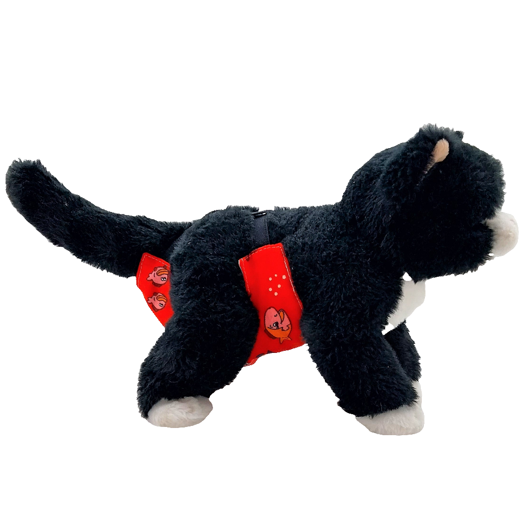 Welkas Katerhose, Katerhöschen, Katerstring, Katzenhose, Baumwolle, bunt gemustert, 1 Stück