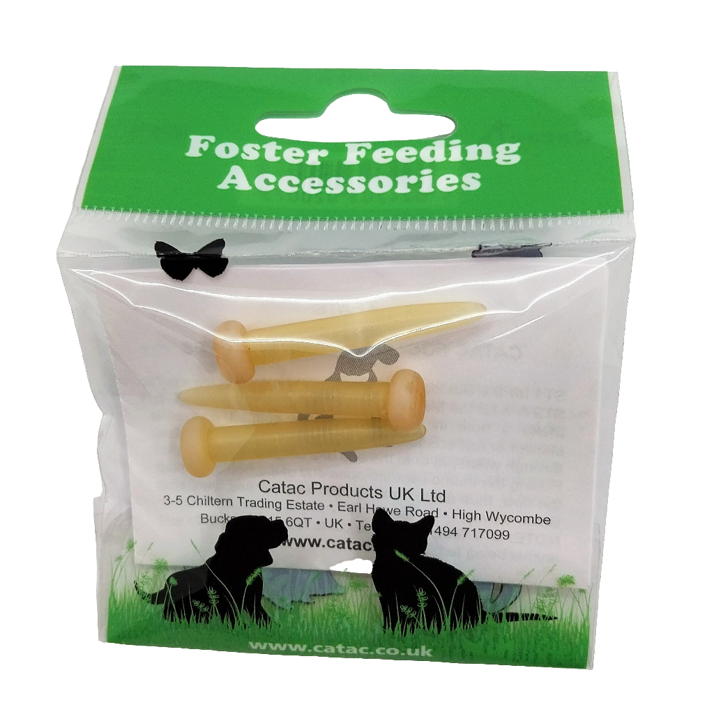 Catac Spare Teats – Ersatzsauger für Catac Foster Feeding Bottles (3 Größen)