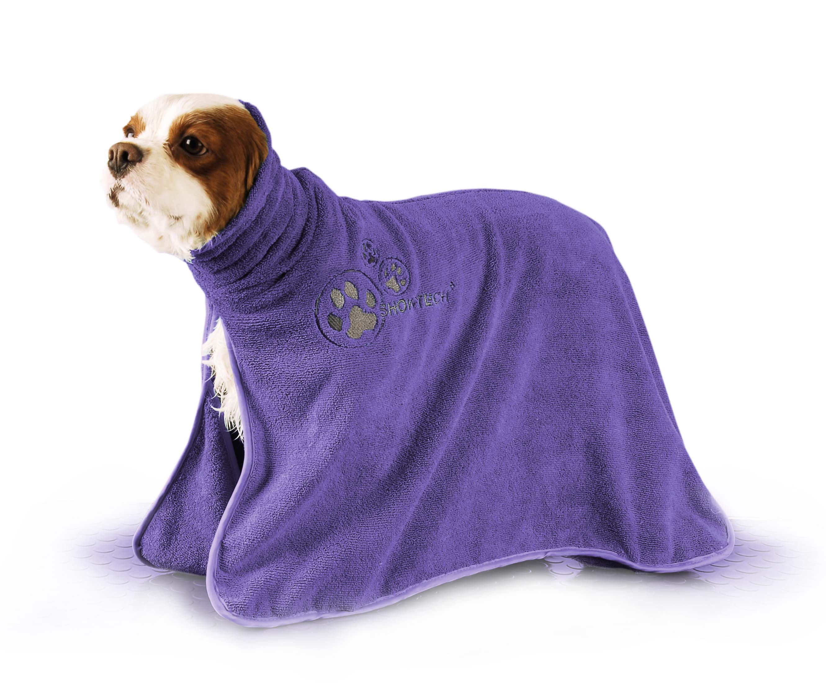 Show Tech+ Dry Dude Bathrobe, Haustierbademantel, Hundebademantel aus hochwertiger Mikrofaser
