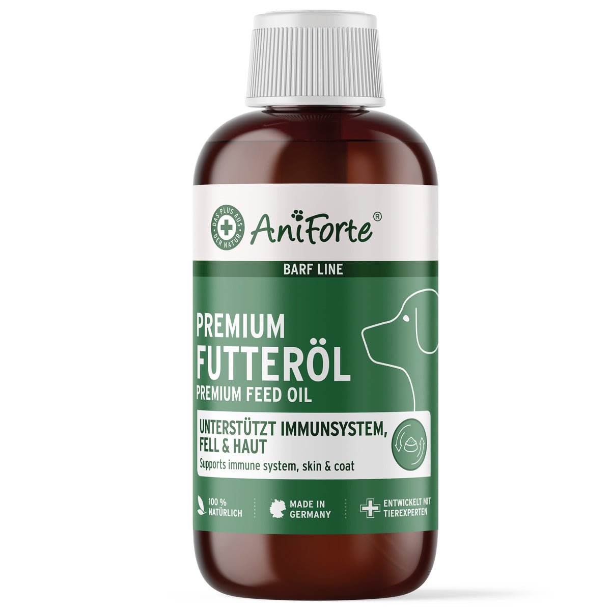 Aniforte BARF-Line Premium Futteröl Essenzielle Fettsäuren & Fellpflege für Hunde