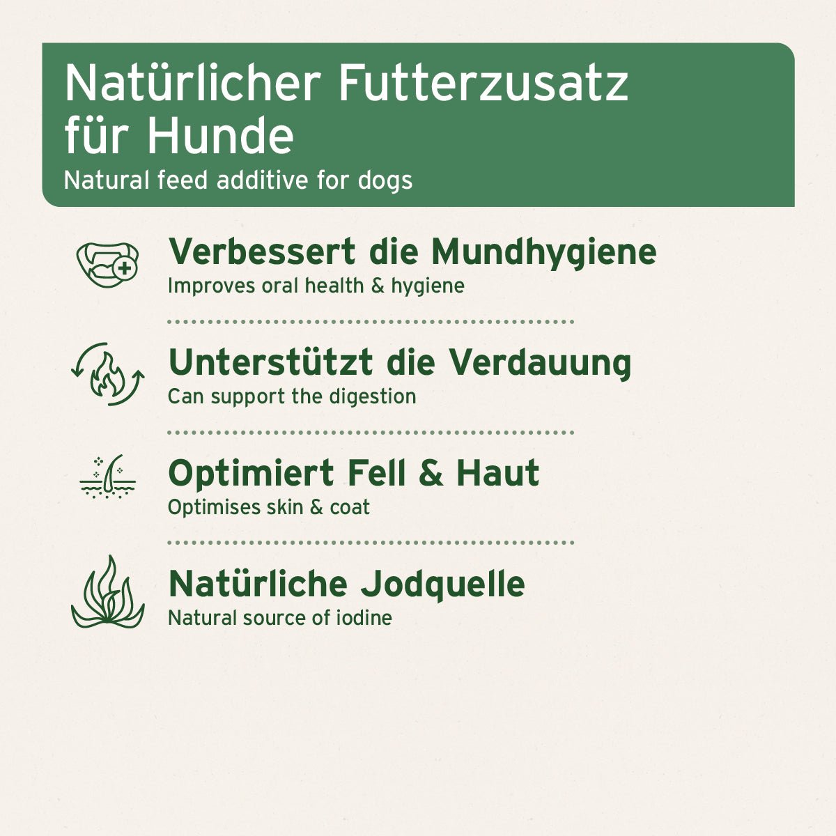 Aniforte BARF-Line Seealgenmehl Mundgesundheit, Fell & Verdauung für Hunde