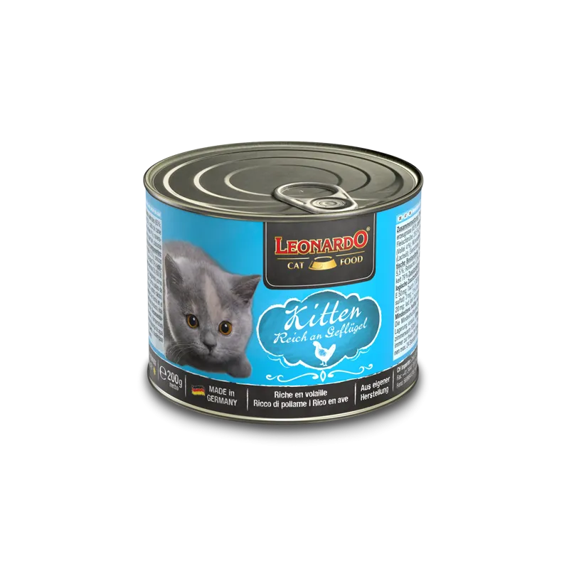 LEONARDO® Quality Selection - Dosen Nassfutter Katzenfutter 200 gramm