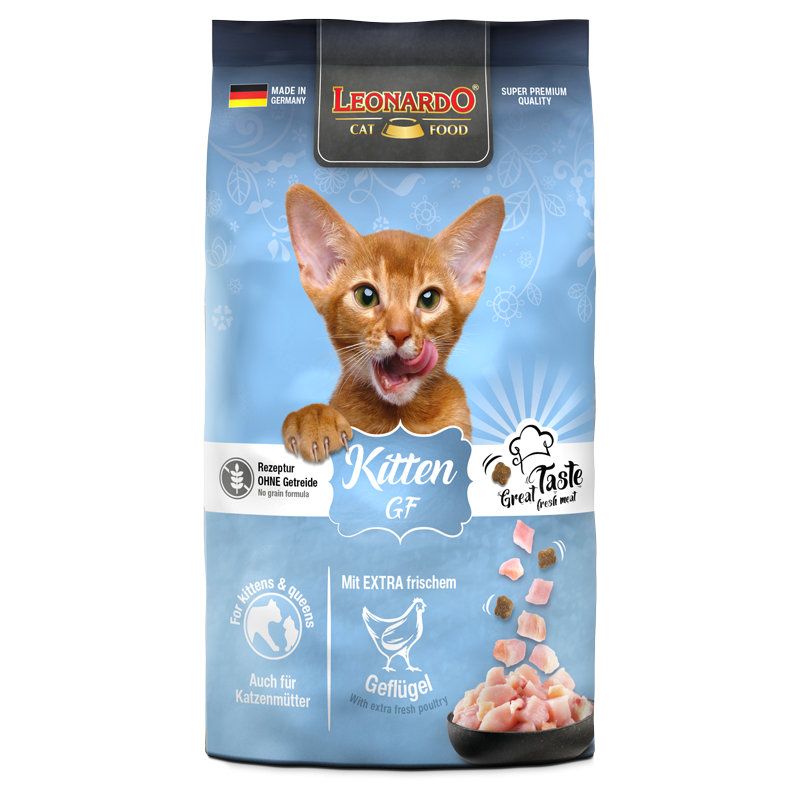 Leonardo Trockenfutter Kitten GF, Fisch und Geflügel