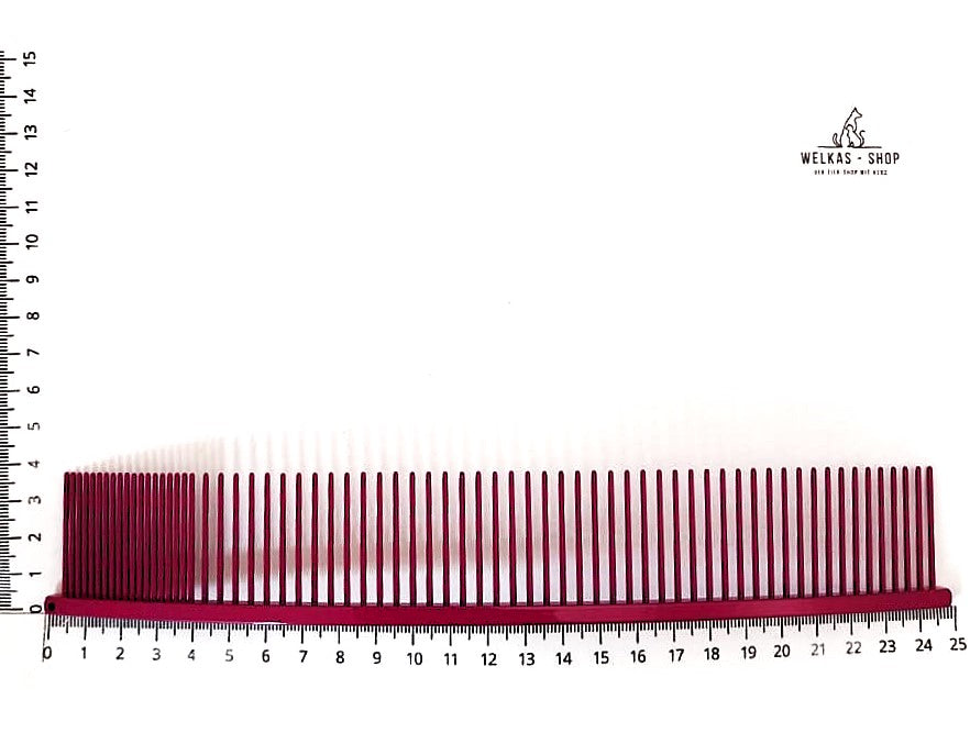 Langer gebogener Hundekamm – Präzision für professionelle Fellpflege