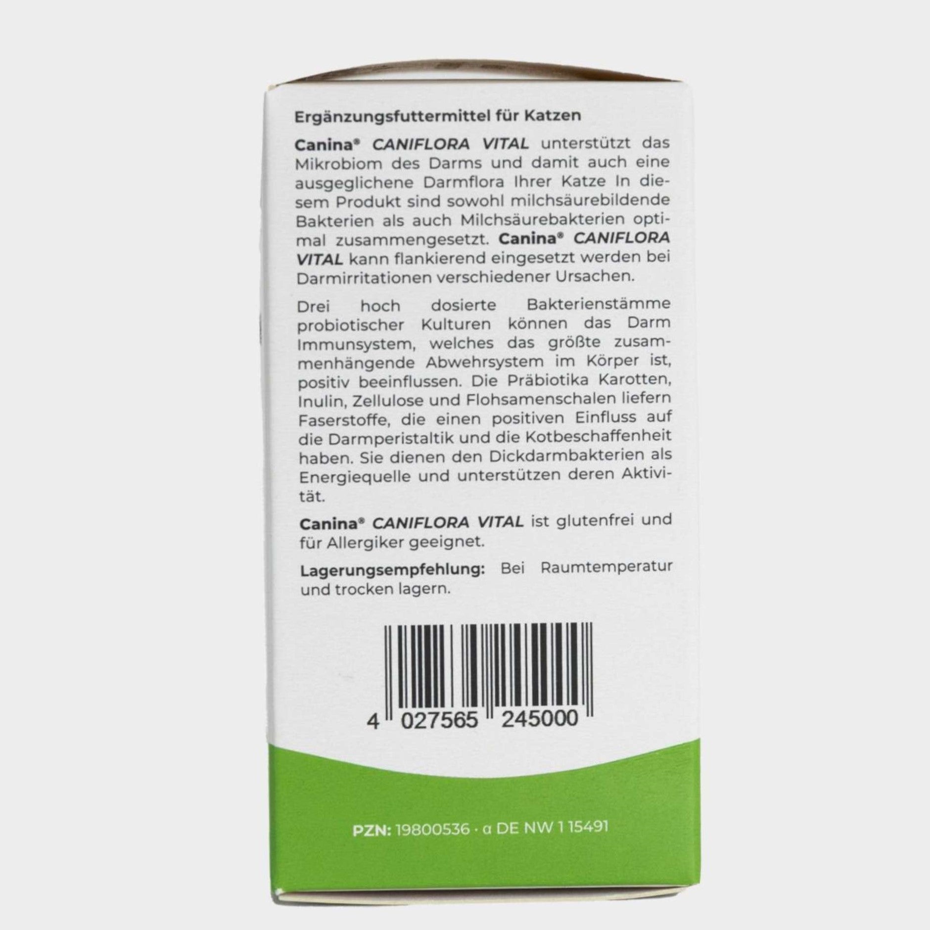 Canina Caniflora Vital für Katzen für eine ausgeglichene Darmflora, 60g
