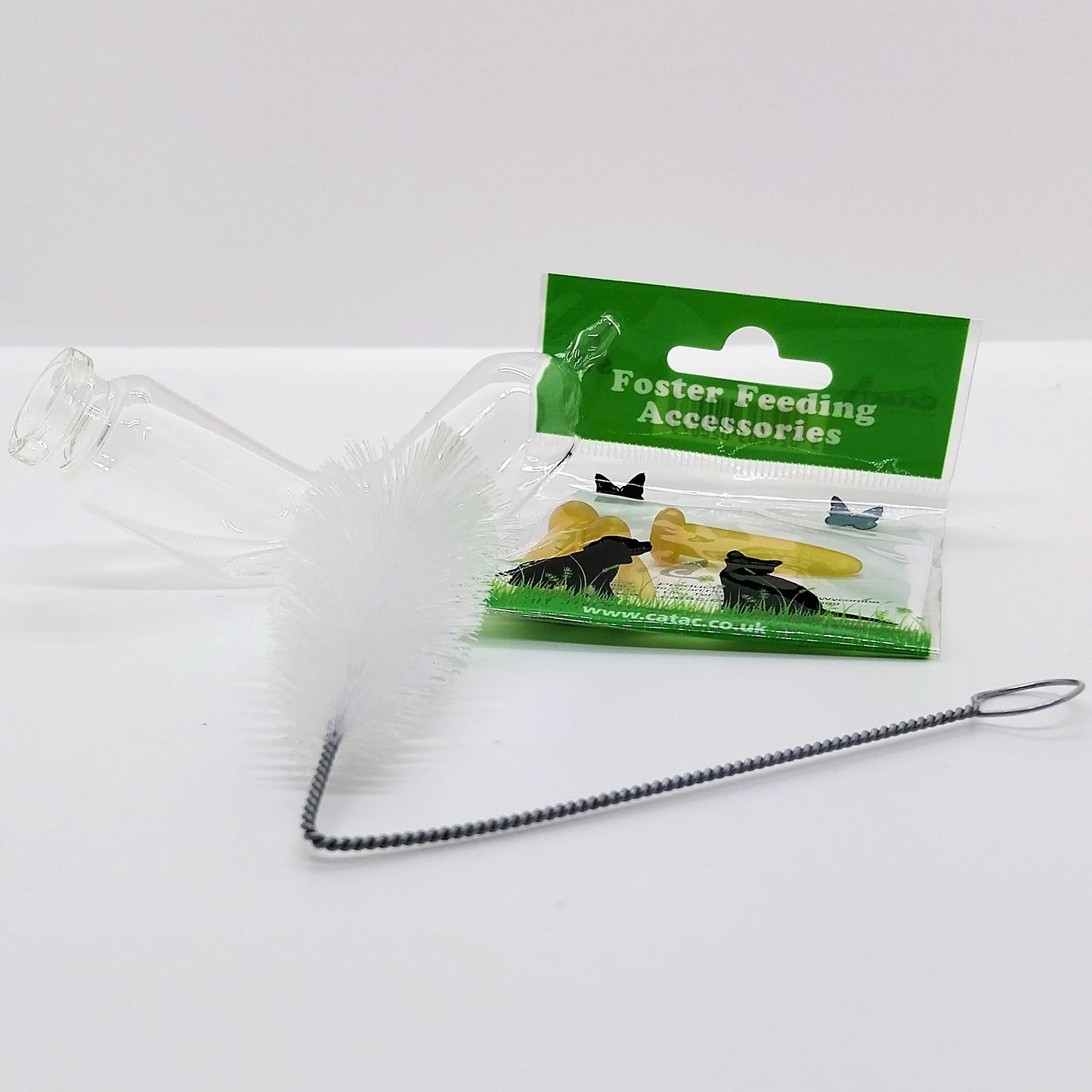 Catac Foster Feeding Bottle, Aufzuchtflasche für Kitten, Welpen, Wildtiere