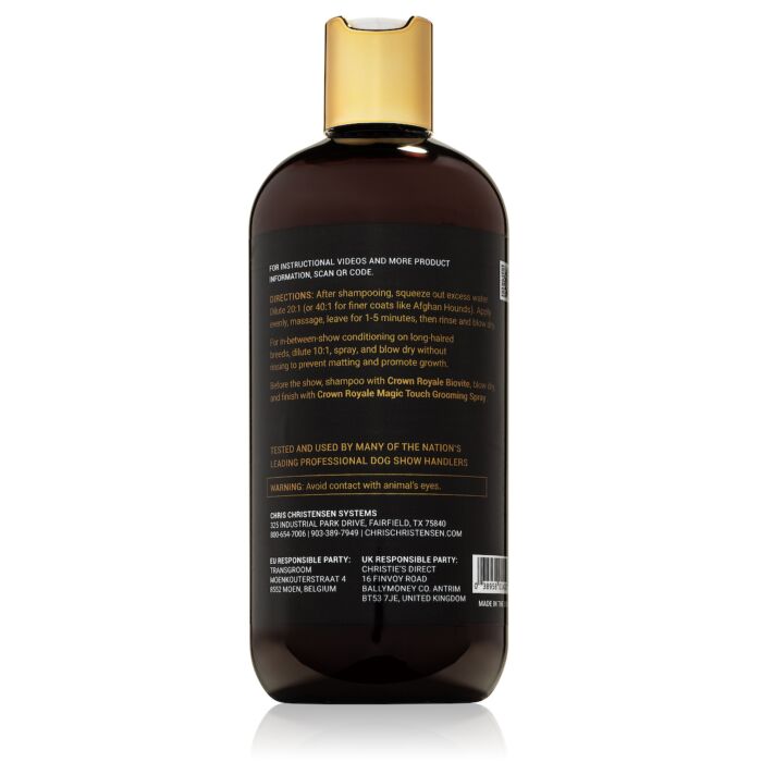 Crown Royale Conditioner Plus,Crown Royale Pflegespülung für alle Felle mit feiner und mittlerer Textur