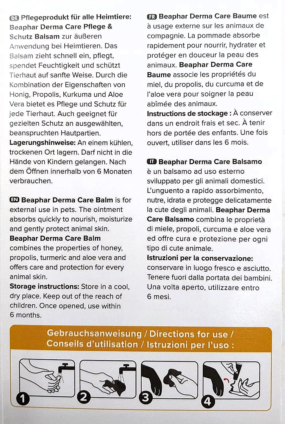Beaphar Derma Care Balsam – Hautpflegebalsam für Haustiere