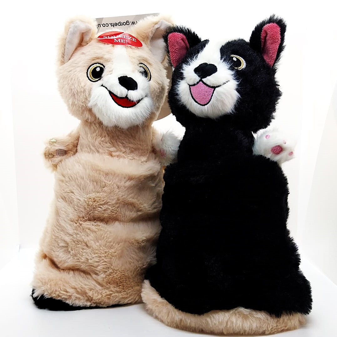 Gor Flips Buddies – Interaktives Plüsch-Hundespielzeug mit Wendedesign