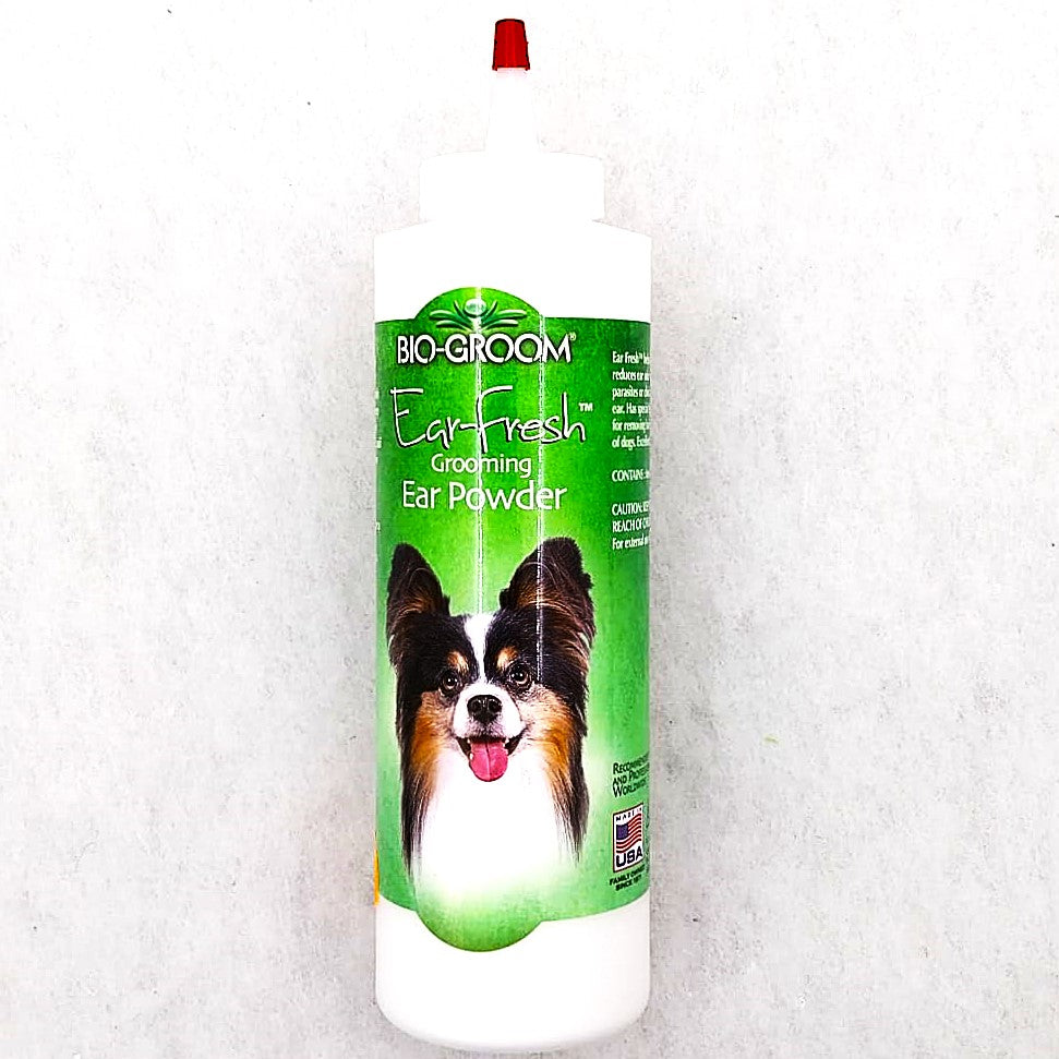Bio Groom Ear Fresh Ear Powder, Ohrenpuder, Zupfhilfe zur Haarentfernung Hundeohren