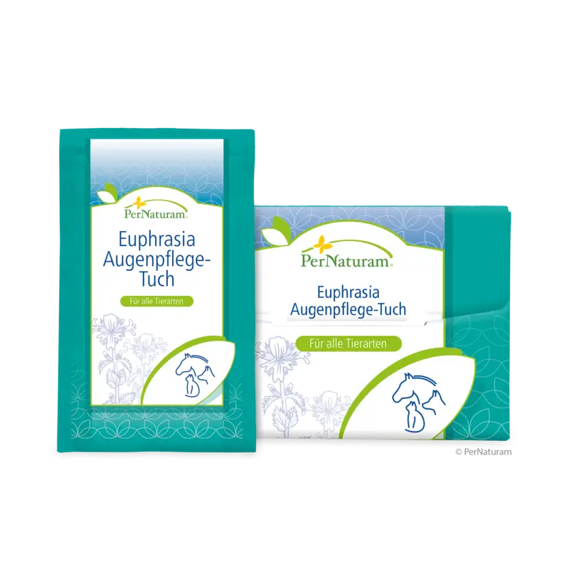 PerNaturam Euphrasia Augenpflege-Tuch für alle Tierarten (16 Stück)
