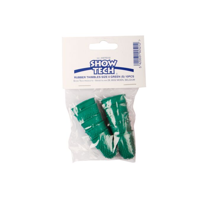 Show Tech Rubber Stripping Thimbles, Gummi-Trimmfingerlinge mit feinen Noppen zum Handtrimmen