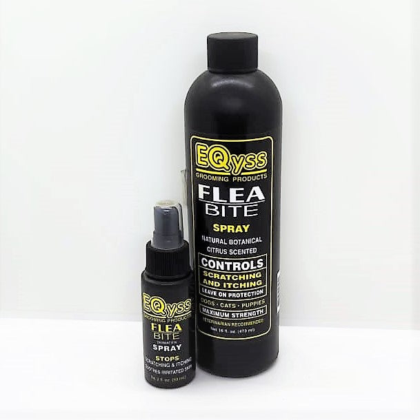 Eqyss Flea Bite Spray – Spray für Haustiere bei Flohbissallergie, Hautjucken