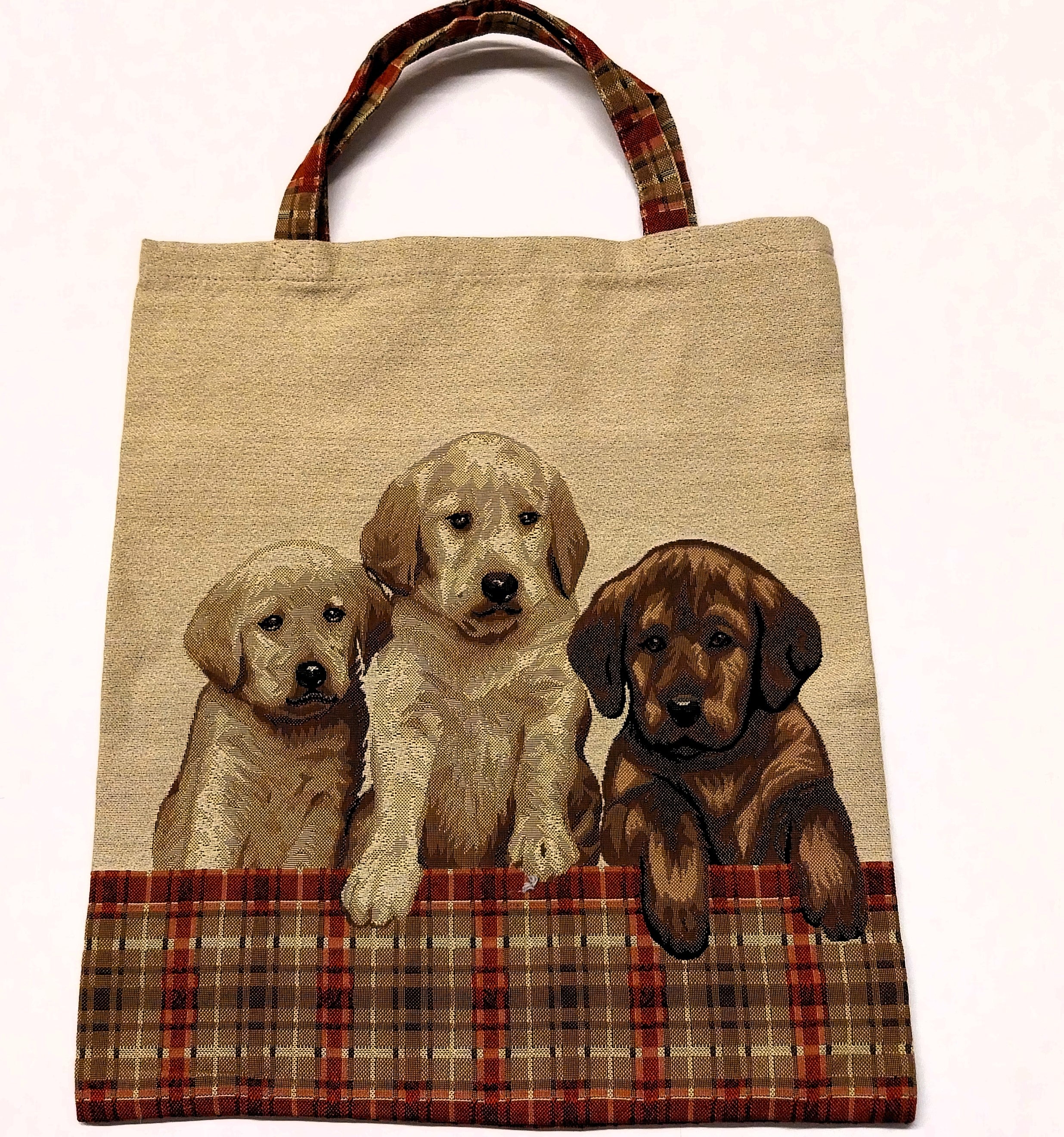 Signare Gobelinbeutel, Einkaufsbeutel, -taschen, Satinbeutel mit verschiedenen Hundemotiven