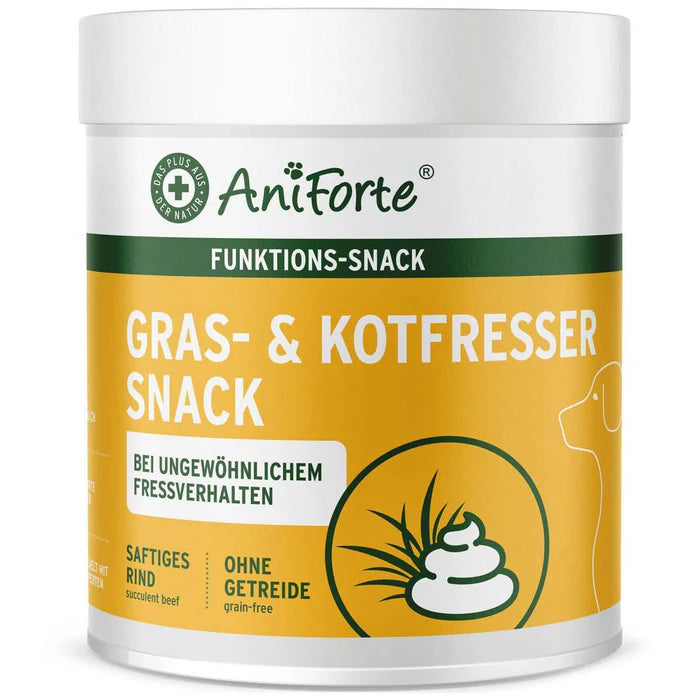 AniForte Gras- & Kotfresser Snack für Hunde reguliert übermäßige Magensäure 300g