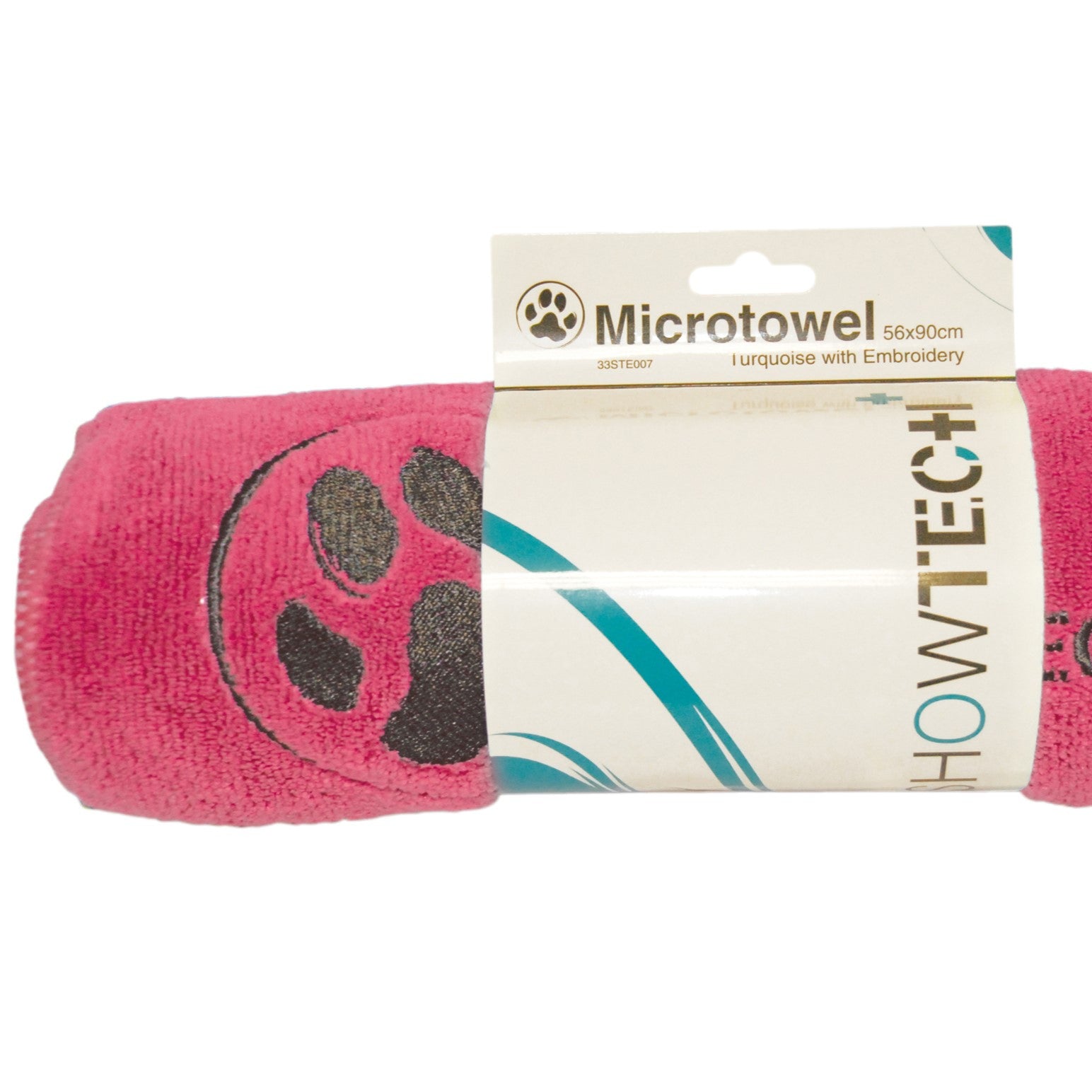 Show Tech+ Microfibre Towel, Mikrofaserhandtuch für alle Haustiere, Hundehandtuch Katzenhandtuch, 56x90 cm
