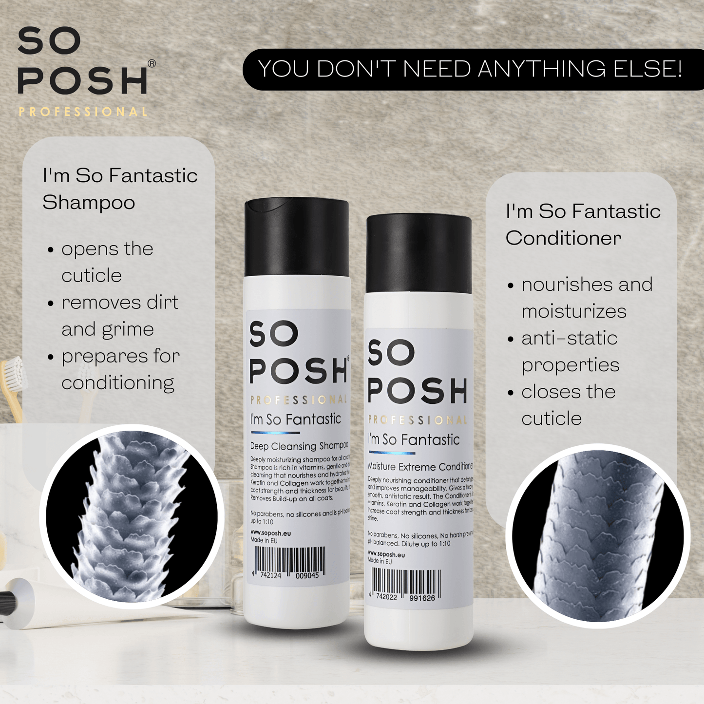 So Posh I'm So Fantastic Conditioner Feuchtigkeitsspendende Pflege für Hunde