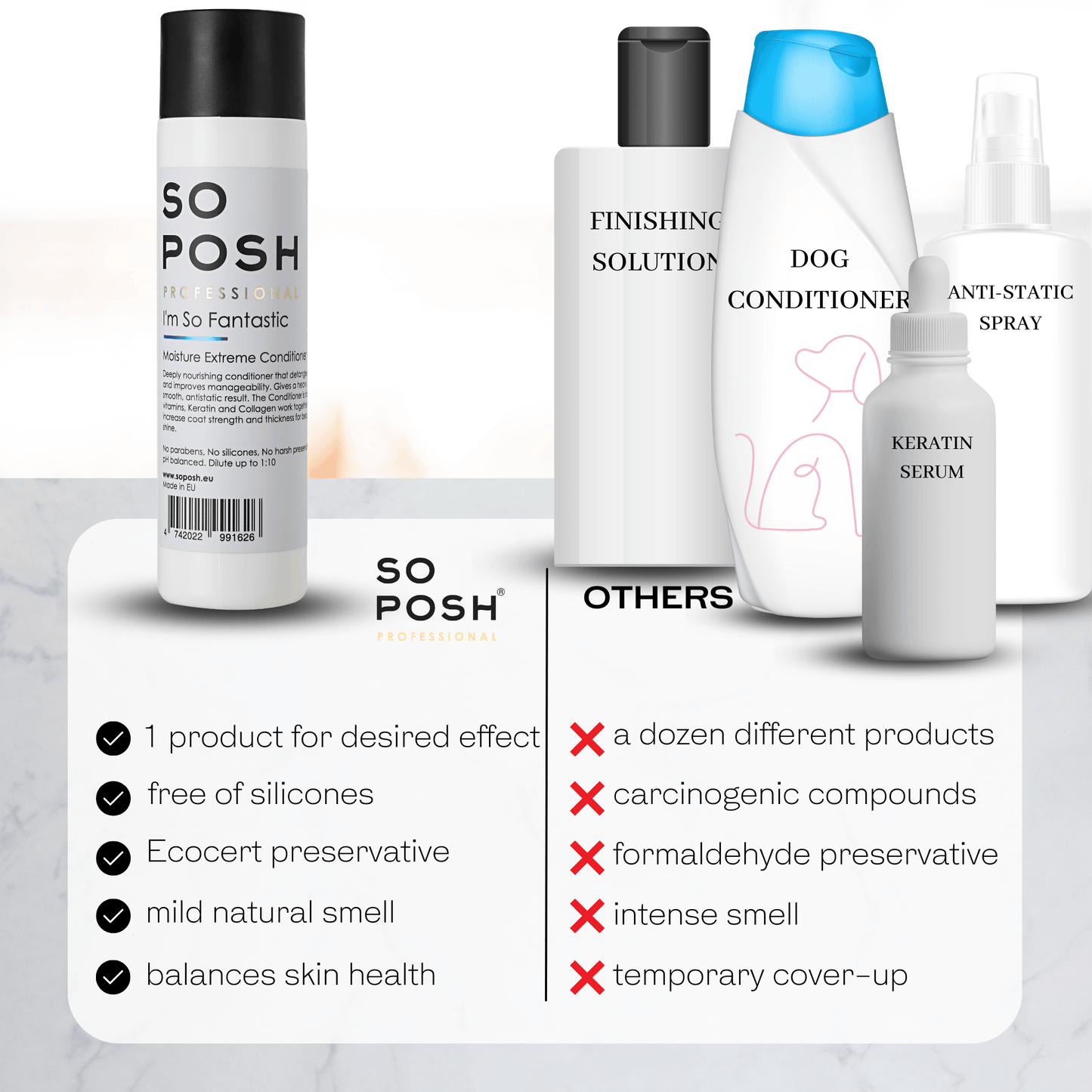 So Posh I'm So Fantastic Conditioner Feuchtigkeitsspendende Pflege für Hunde
