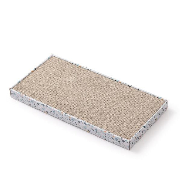 Kratzbrett aus Wellpappe für Katzen – Klassisch & vielseitig, 50 × 25 × 4 cm
