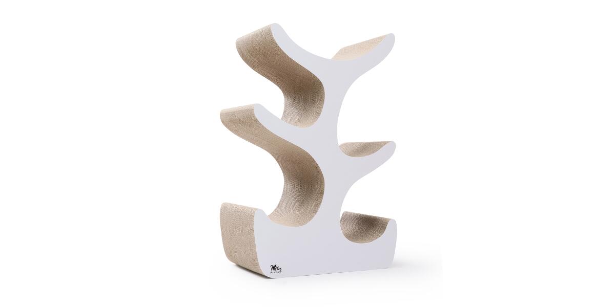 white tree 75 cm mit Katze