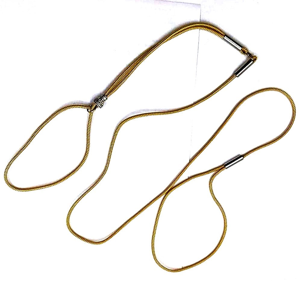 Welkas Vorführleine, Schlupfleine für Ausstellung und Welpentraining, 3 mm Paracord