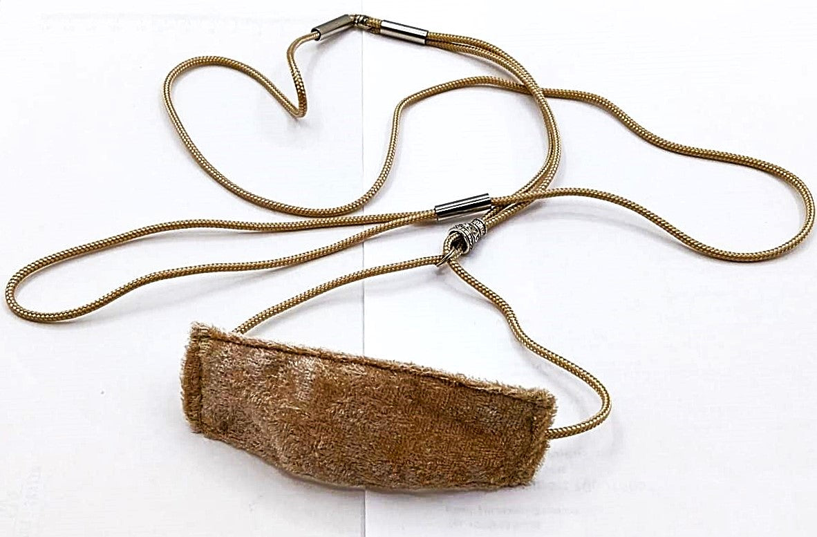 Welkas Hunde-Showleine Vorführleine 3mm mit Kehlkopfschutz für Ausstellung und Welpentraining