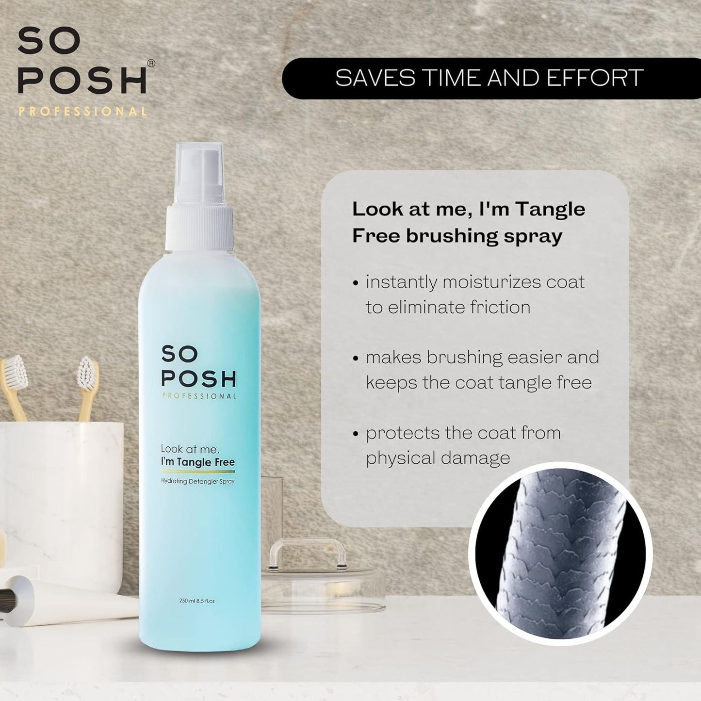So Posh Look at Me, I'm Tangle-Free Detangler Spray Entwirrungsspray Hund