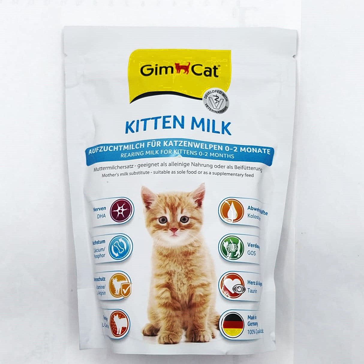 GimCat Cat-Milk plus Taurin Muttermilchersatz Katzenmilch Gimpet Kittenmilch