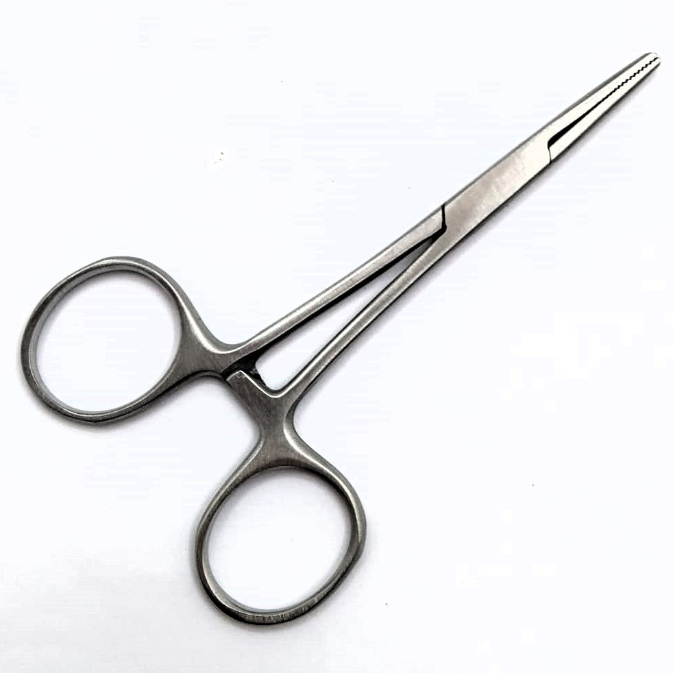 Baby Mosquito-Nabelklemme-Arterienklemme Edelstahl ca. 9,5cm gerade und gebogen